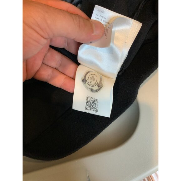 Moncler Grenoble Black Puffer Polar Fleece Hooded Zip-Up Cardigan Jacket Size XL - Picture 16 of 16